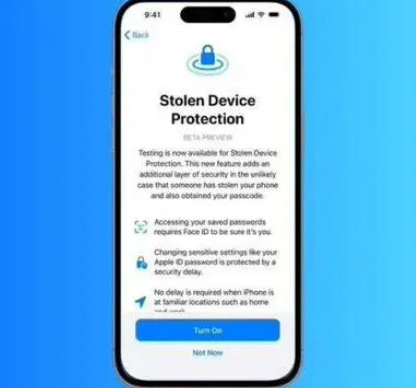 道孚苹果授权维修店分享被盗设备保护功能开启方法 