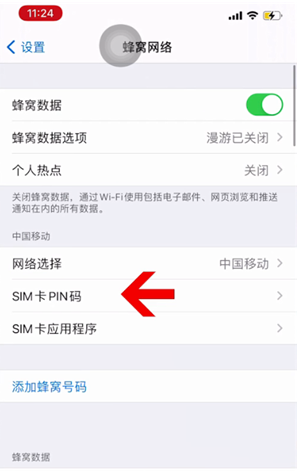 道孚苹果14维修网分享如何给iPhone14的SIM卡设置密码 