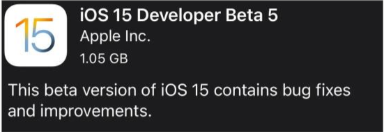 道孚苹果手机维修分享如何升级到iOS15.0 beta5 