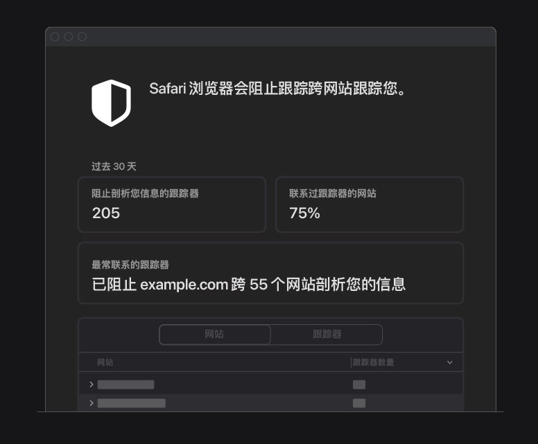 道孚苹果手机维修分享如何在 Safari 浏览器中查看和打开隐私报告 